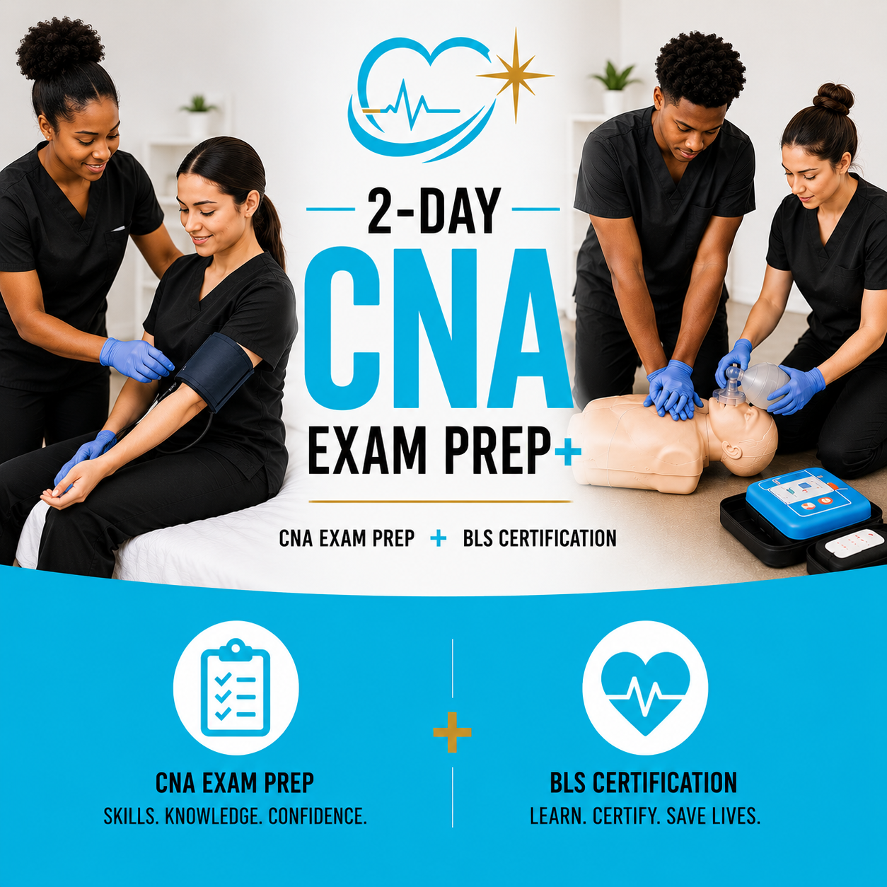 JULY 13-14, 2026 - 2-DAY CNA EXAM PREP+ COURSE JAX, FL